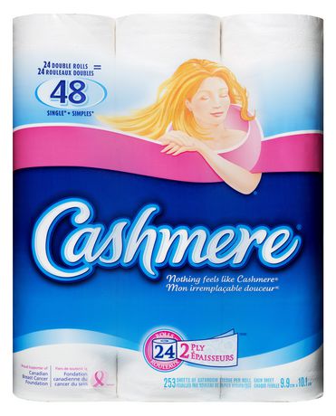  Cashmere 24卷双层厕纸/卫生纸 8.93加元限时特卖！额外立减10加元！