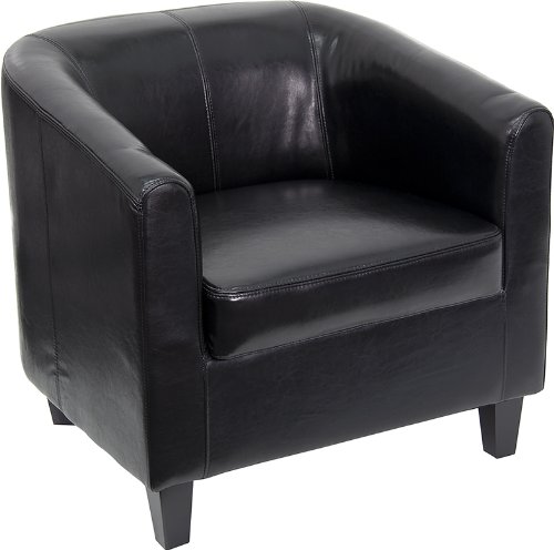  历史最低价！Flash Furniture BT-873-BK-GG 黑色真皮单人沙发1.8折 137.34元限时特卖并包邮！