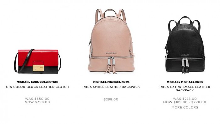 Michael Kors 情人节限时活动最后一天，全站美包、服饰、鞋子5折起，额外最高立减200元！