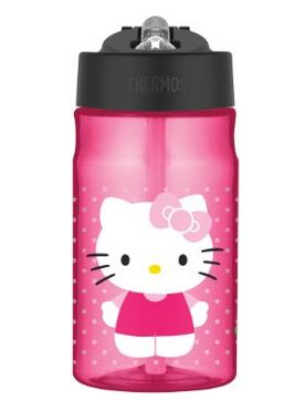  Thermos 12盎司粉色凯蒂猫吸管水杯10.99元特卖！