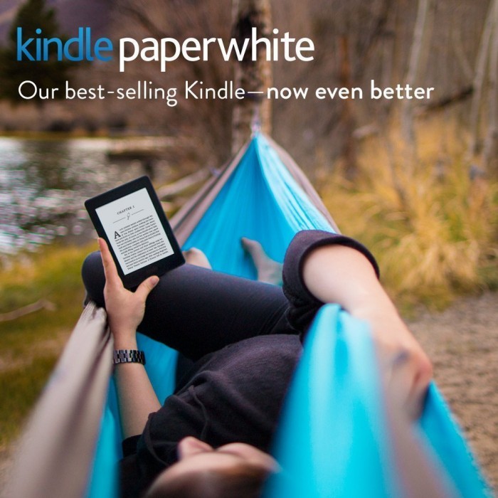  看书不伤眼！Kindle 6寸 Paperwhite 高分辨率带背光电子书阅读器99.99元限量特卖并包邮！