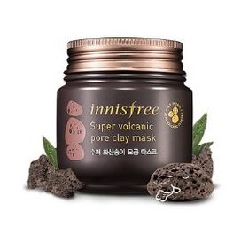  Innisfree 100ml悦诗风吟济州火山泥毛孔清洁面膜15.99元