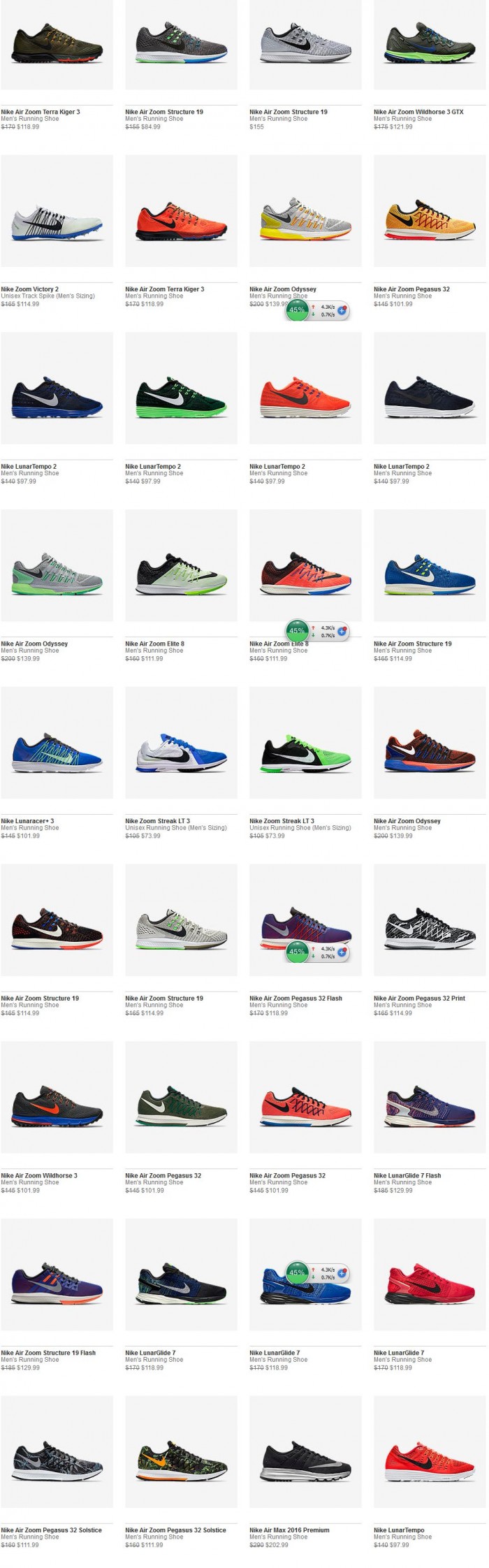 Nike 耐克 官网精选大量成人儿童运动鞋7折起特卖，全场包邮！