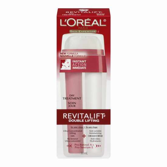  L'Oreal Paris 巴黎欧莱雅 Revitalift 复颜提拉紧致双重精华乳3.6折 9.97元限时特卖！