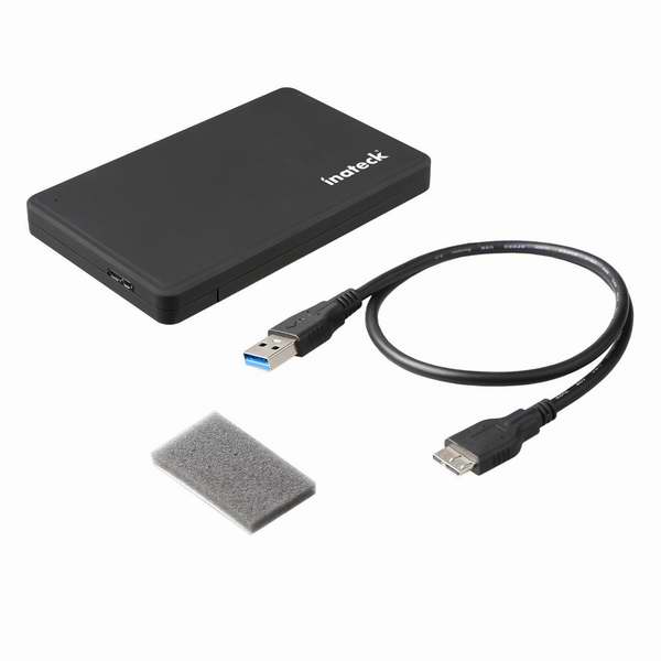  Inateck 2.5英寸 USB 3.0 便携式移动硬盘盒4.4折 17.59元限量特卖！