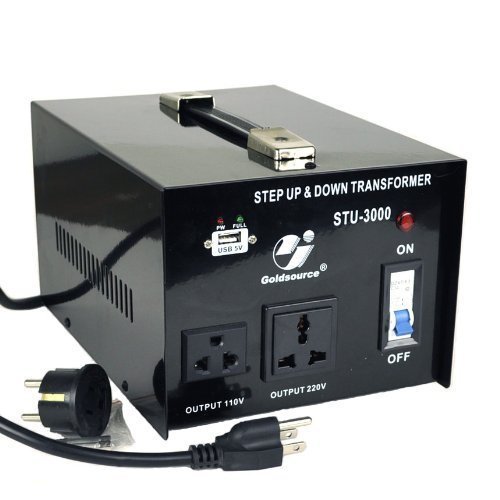  Goldsource STU-3000 3千瓦 AC 110/220V 变压器 8.3折99.99元限量特卖并包邮！可升压或降压，带5V USB充电输出！
