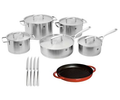  ZWILLING J.A.HENCKELS 双立人 Passion 豪华炊具15件套2.7折 404.99元限时特卖！