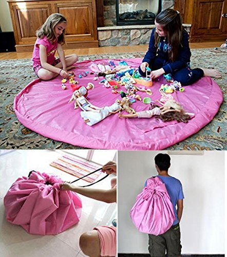  Zabrina Practical 多用途儿童游戏垫/玩具收纳袋4.6折 22.88元限时特卖！粉红、蓝色两色可选！