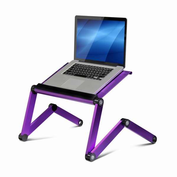  Furinno A6-Purple 多功能铝合金超轻时尚便携式笔记本电脑桌/床上托架3.6折 61.93元限时特卖并包邮！