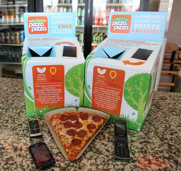  Pizza Pizza 4月地球环保月回收电子废旧品，免费换取披萨！