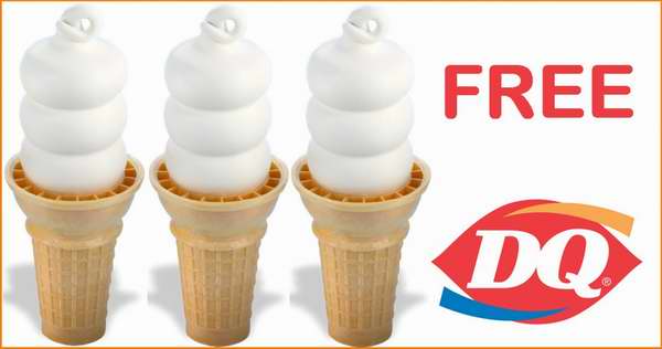  Dairy Queen 免费冰淇淋日又来了，3月15日每位顾客可获赠1支甜筒冰淇淋，无需购物！