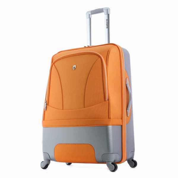  Olympia Majestic 29寸橙色4万向轮可扩展拉杆行李箱2折 70.51元限时特卖并包邮！