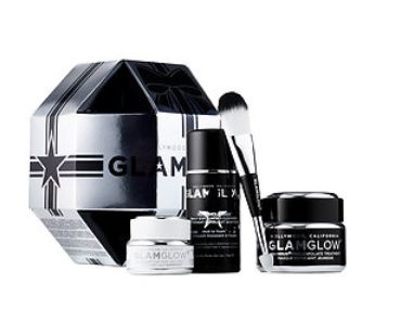  GLAMGLOW 黑罐抗衰老发光面膜4件套装特价64.6元特卖，原价76元（价值143.00元），包邮