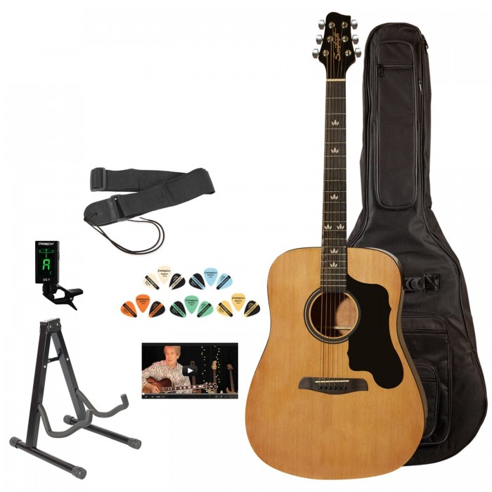  Sawtooth ST-ADN-KIT-3 民谣吉他套装154.6元特卖，原价460.79元，包邮