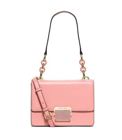  Michael Kors Cynthia女士斜跨手提包4折 111.2元特卖，原价 278元，包邮