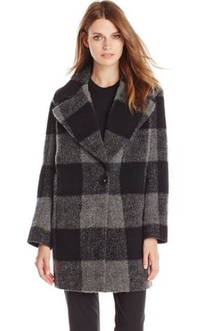  Kensie 女款羊毛大衣（中号）101.55元特卖，原价360元，包邮