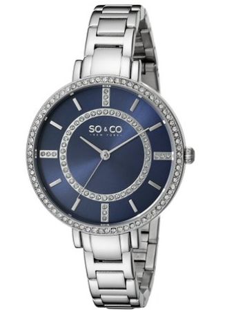  SO & CO New York 女士 5066.2 时尚腕表56.99元，原价341元，包邮