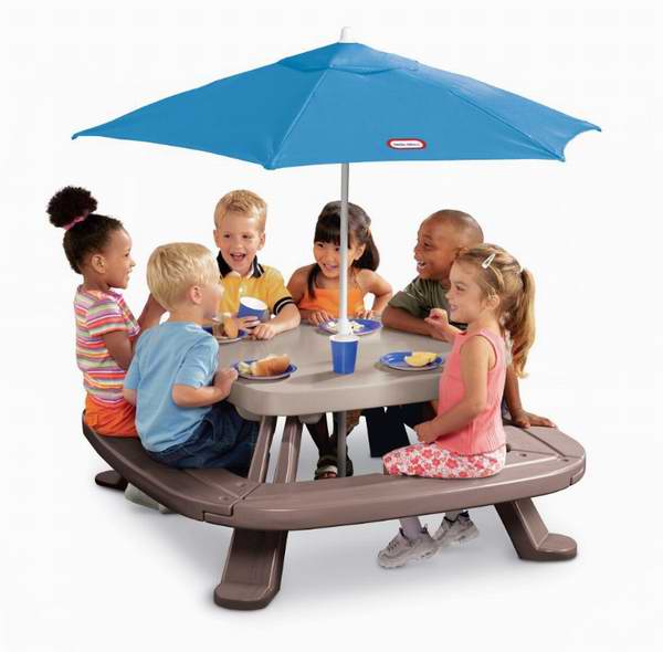  Little Tikes Fold N Store 折叠式儿童户外餐桌/游戏桌6.6折 99.99元限时特卖！