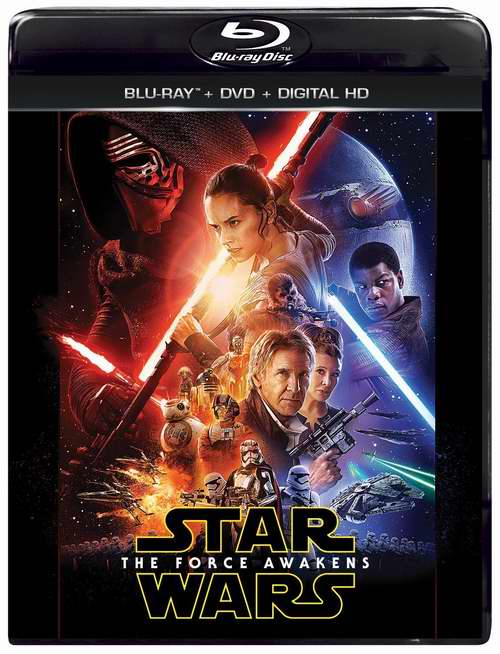  《Star Wars: The Force Awakens 星球大战7：原力觉醒》蓝光影碟+DVD+在线数字版6.1折 24.96元限时特卖！