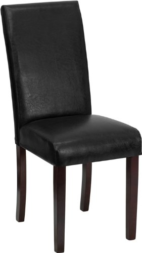  Flash Furniture BT-350-BK-LEA-023-GG 高靠背皮制餐椅4折 67.75元限时特卖并包邮！