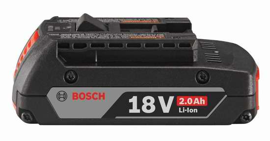  历史新低！Bosch 博世 BAT612 18伏 2.0 Ah 超薄锂电池2.3折 28.61元限时特卖！