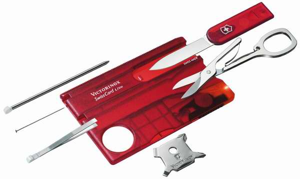  Victorinox Swiss 维氏正宗瑞士军刀 13功能瑞士卡刀套装4.8折 27.99元限时特卖！