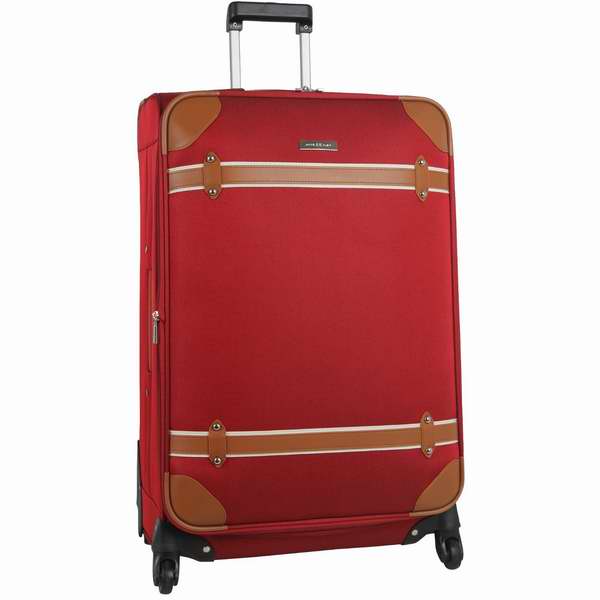  Anne Klein 28寸复古红色时尚4万向轮可扩展拉杆行李箱1.9折 79.5元限时特卖并包邮！