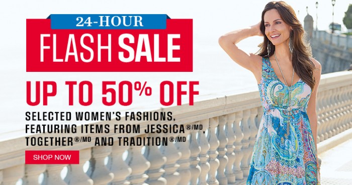  Sears精选175款女式服饰、裙装等5折起限时特卖，额外立减10-15元！仅限今日！