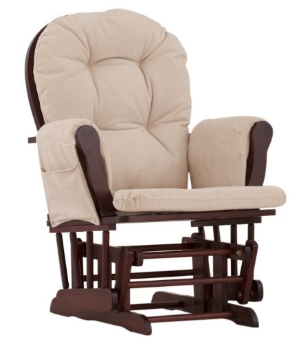  历史最低价！Stork Craft Hoop Glider 实木哺乳椅/育婴椅/软垫躺椅6.4折 99.99元限时特卖并包邮！