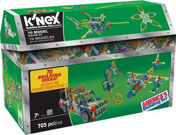  K'NEX 70 模型拼接玩具（705pcs） 26.17元限时特卖！