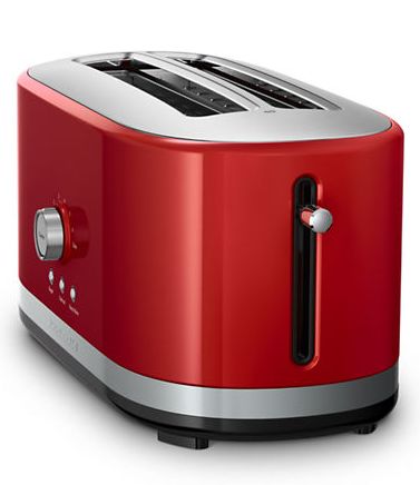  KITCHENAID 超长插槽4片式烤面包机5.1折  101.99元限时特卖并包邮！