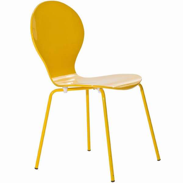  LexMod Insect 黄色单人椅1.2折 24.44元限时特卖！