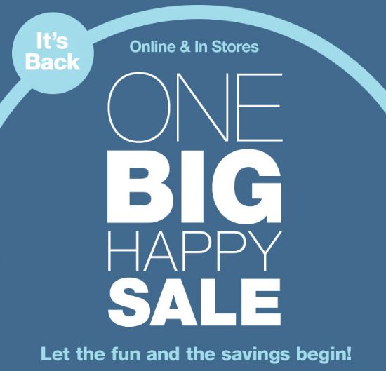  GAP Happy Sale 大特卖，精选上千款服饰2.1折起特卖，全场额外再打6折！每满50元再送25元抵用券！