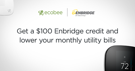  安省Enbridge天然气公司用户安装Nest智能温控器，送100元气费！