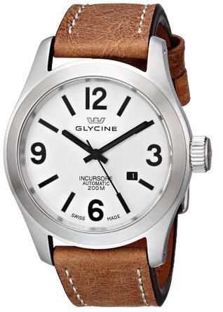  仅限今天，Glycine 冠星 3874.11-LB 全自动不锈钢男士腕表 649元限量特卖，原价 785元，包邮