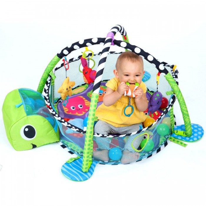 Infantino 乌龟游戏垫健身毯+球池婴儿玩具 59.99元，原价 75.13元，包邮