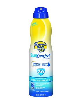  Banana Boat SunComfort 防晒喷雾 6.05加元（SPF30+ ，170g），原价 11.99加元