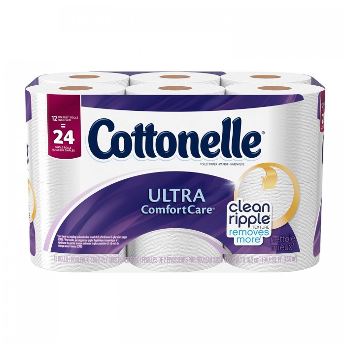  Cottonelle 12卷超软卫生纸 4.48元，原价 9.99元