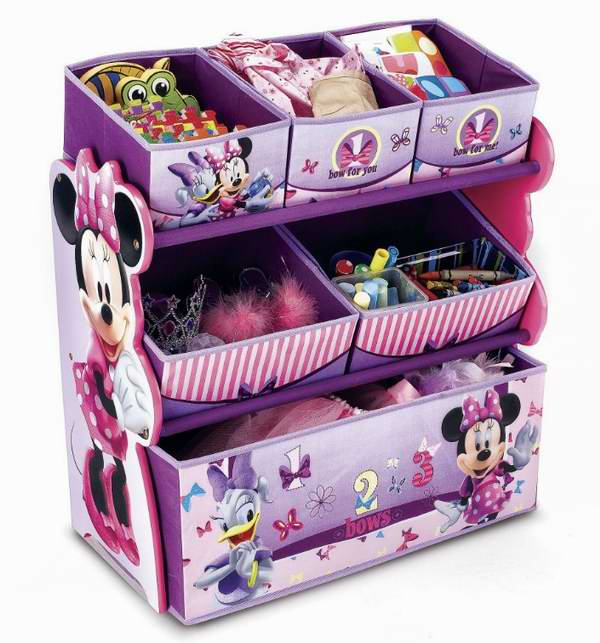  Delta Disney Minnie Mouse 幼儿玩具收纳架5.4折 27元限时特卖！