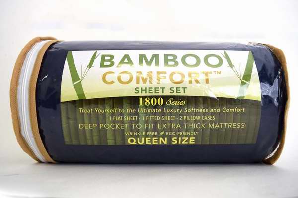  BAMBOO COMFORT 1800系列混纺竹纤维 Queen/King 床单4件套 29.95-39.95元限量特卖并包邮！