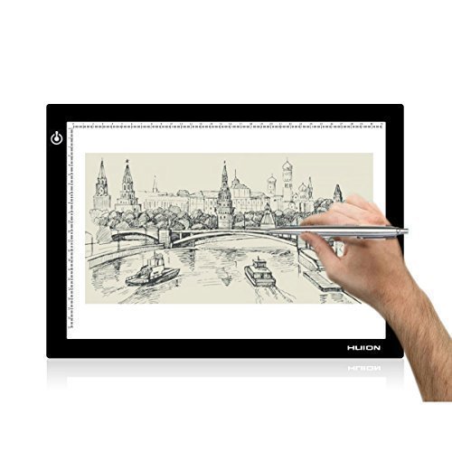  Huion 绘王 L4S 17.7英寸超薄LED可调光拷贝台/透写台/动漫临摹台 41.99加元限量特卖并包邮！