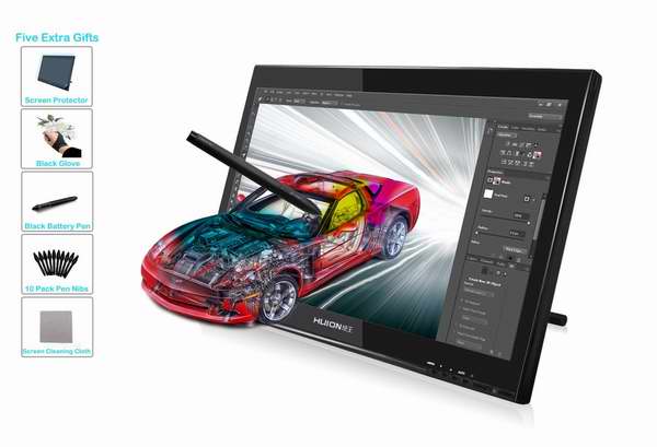  HUION 绘王 GT-190 19寸大师级专业数位屏/手绘屏/绘画屏8.5折 449元限量特卖并包邮！