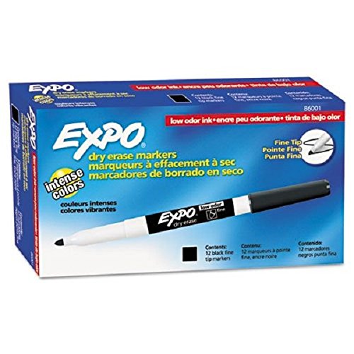  Expo 无毒低气味可擦干擦马克笔/记号笔12支装5.8折 13.99元限时特卖！