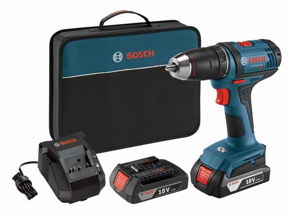  Bosch 博世 DDB181-02 18伏无绳两速Drill/Driver电钻双锂电套装 89元限时特卖并包邮！