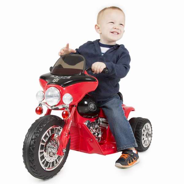  Rockin' Rollers 儿童迷你三轮警用电动摩托车5.1折 73.25元限时特卖并包邮！
