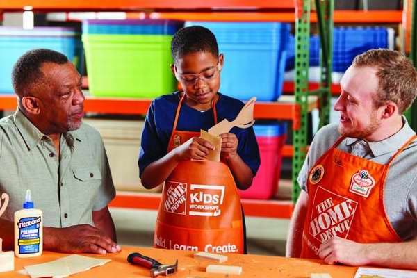  Home Depot 6月11日免费儿童手工课，制作父亲节奖杯手机座，6月另有3个家庭装修免费课程