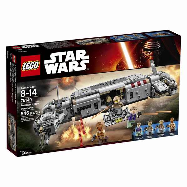  LEGO 乐高 75140 星球大战系列 抵抗军骑兵运输机积木套装6.5折 58.49元限时特卖并包邮！
