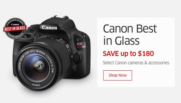  The Source 精选22款 Canon 佳能单反相机、数码相机、单反镜头等最高立减180元！额外立减10-25元！