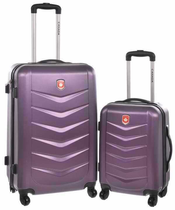  Canada 18寸 & 26寸 轻质硬壳拉杆行李箱两件套 79.99加元限量特卖并包邮！两色可选！会员专享！