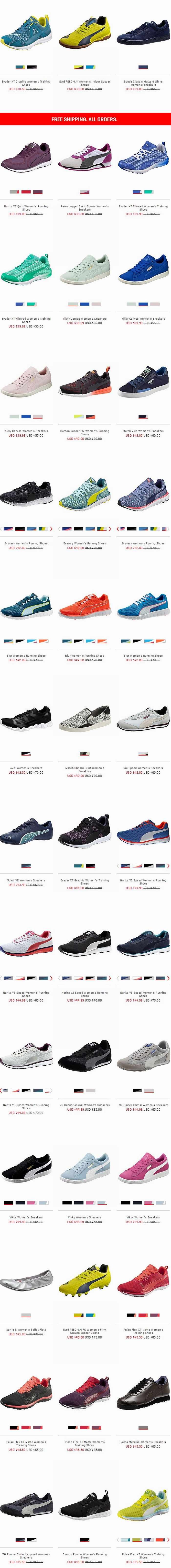 Puma 折上折限时特卖，精选1974款成人儿童服饰、鞋帽、背包等5折起特卖，额外再打7.5折，全场包邮！